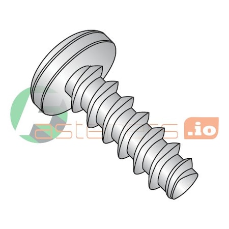 Newport Fasteners Thread Forming Screw, #2 x 3/8 in, Plain Stainless Steel Pan Head Phillips Drive, 5000 PK 184214